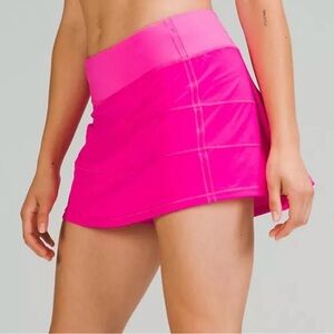 Lululemon Pace Rival Skirt in Pow Pink (Size 0)